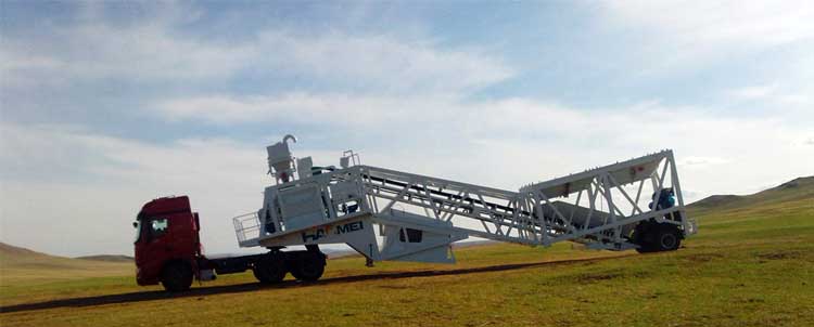 Mobile Volumetric Concrete Batching Plant