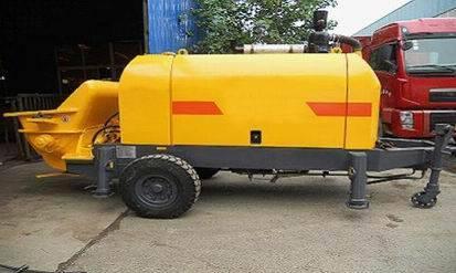 The Good Quality Trailer Concrete Pump Sold to the UK