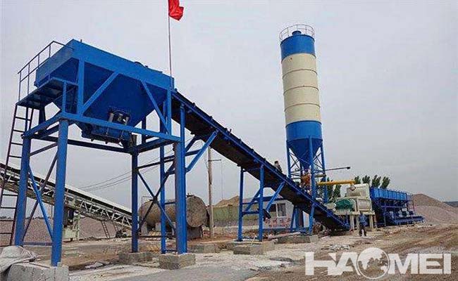 belt conveyor type concrete batching plant suppliers