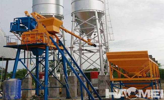 skid type batching plant