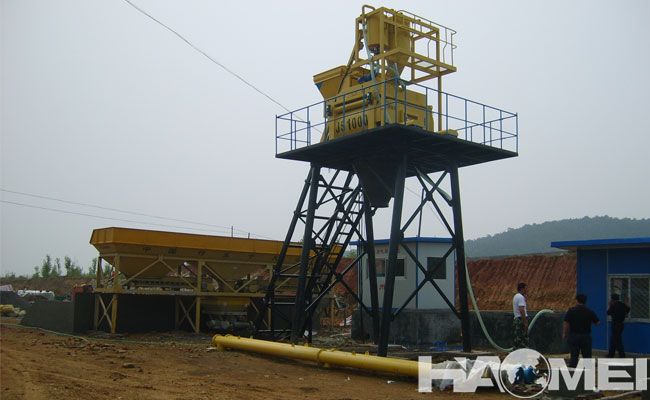 concrete mixing plant price