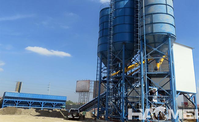 continuous concrete batching plant