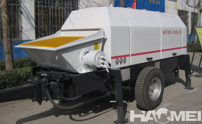 concrete pump trailer