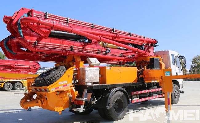 mobile concrete pump for sale