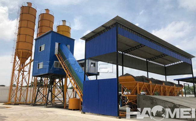 automatic concrete batching plant