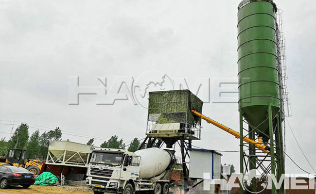 skip load concrete plant