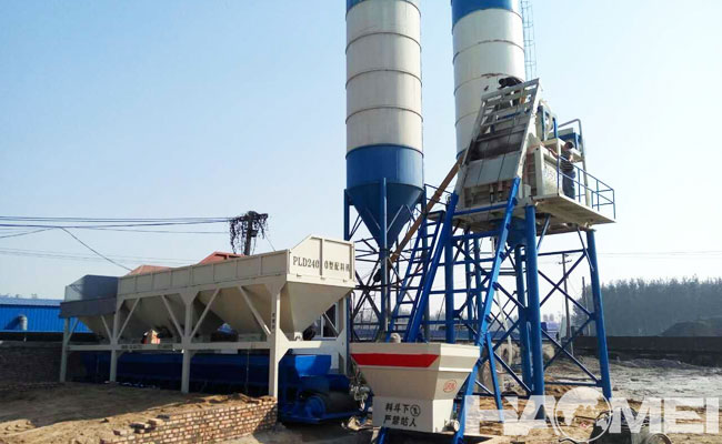 concrete mini batching plant