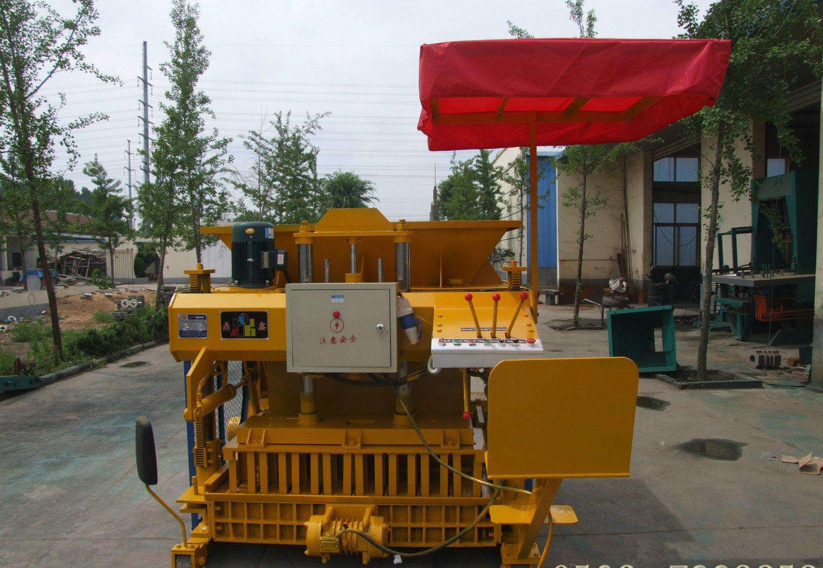 mobile block making machine