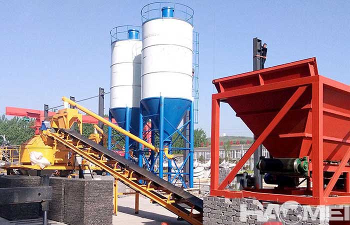 dry mix concrete batching plant