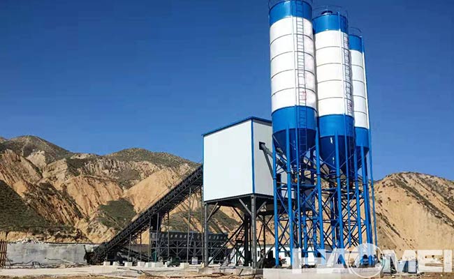 concrete wet mix batching plant