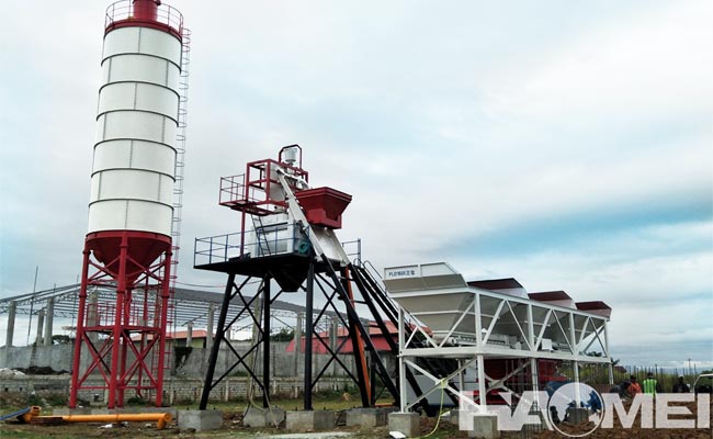 35m3/h concrete batching plant for sale