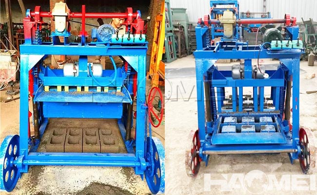 egg laying concrete block machine