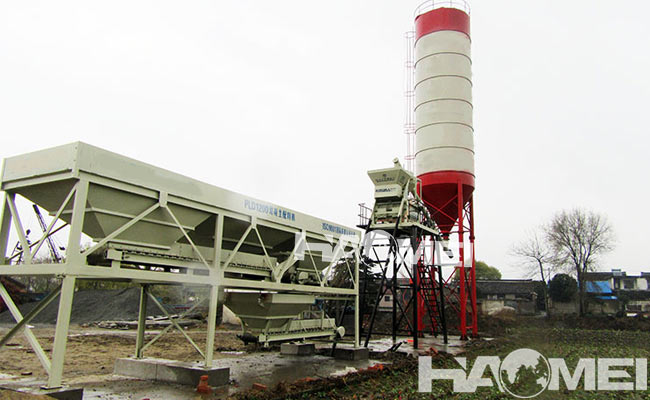 small concrete batch plant price