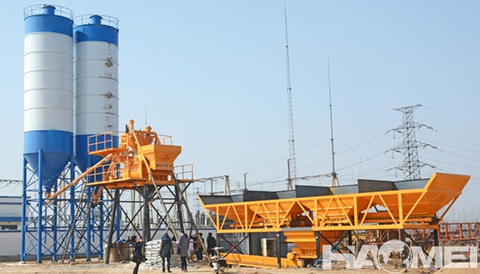 wet type batching plant