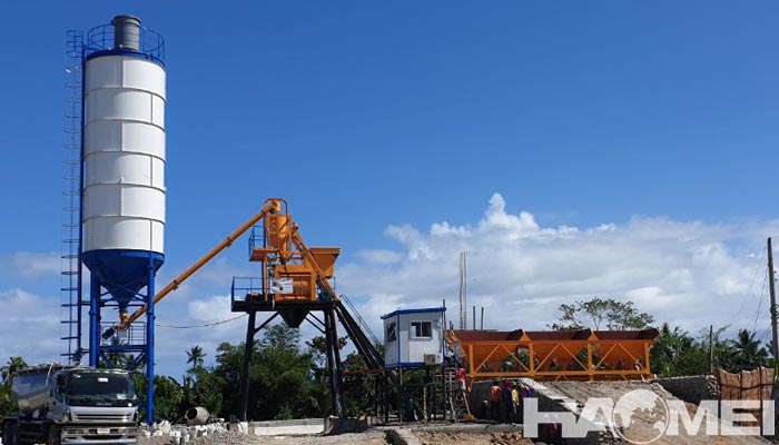 skip hopper concrete batching plant