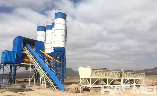 belt conveyor concrete batching plant