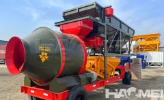 YHZM25 Drum Mobile Concrete Batching Plant