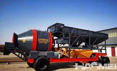 YHZM50 Drum Mobile Concrete Batching Plant