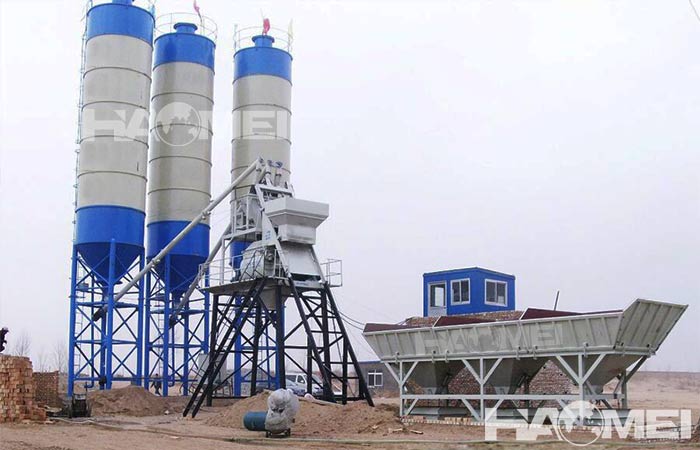 high efficiency concrete batching plant