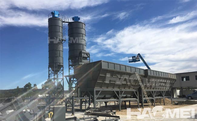 dry ready mix concrete plant