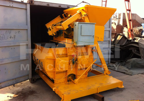 China JS500 Concrete Mixer Sold to Russia