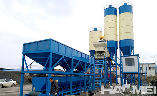 concrete mixer plant machine