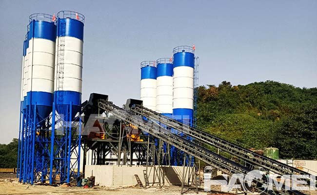 concrete batching plant for high-volume production