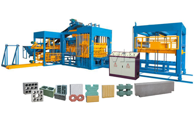 paving bricks machine