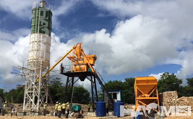 small capacity concrete batching plant