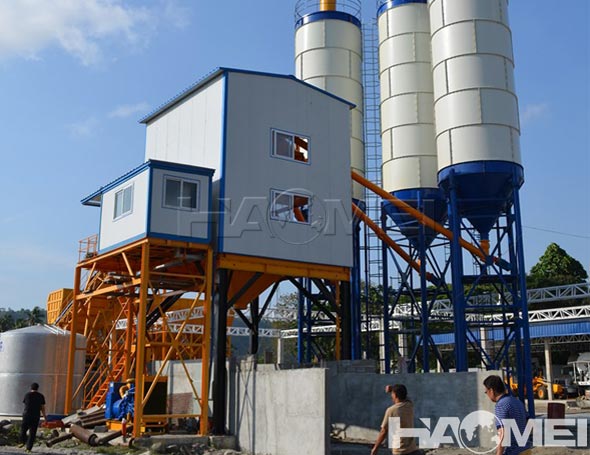 hzs180 concrete batching plant price