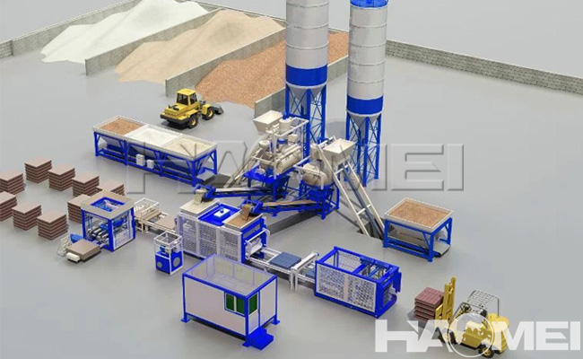 concrete block manufacturing plant cost
